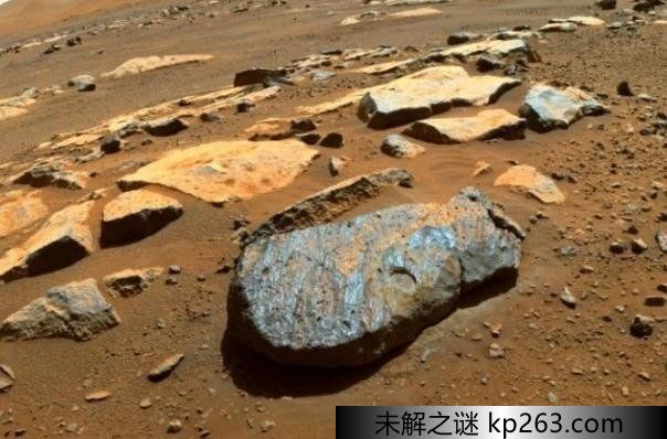  火星车拍到疑似史前生物骨架 只是一块岩石(意义重大)